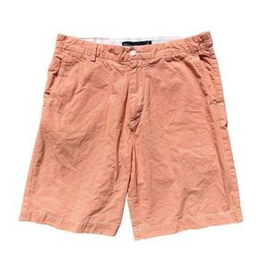 NAUTICA Men’s Orange & White Deck Short Size 34W